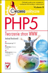 Okładka: PHP5. Tworzenie stron WWW. Ćwiczenia praktyczne. Wydanie III