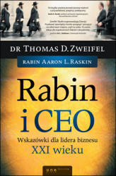 Okładka: Rabin i CEO. Wskazówki dla lidera biznesu XXI wieku