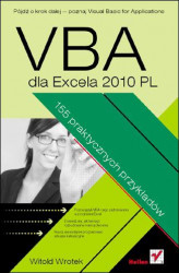 Okładka: VBA dla Excela 2010 PL. 155 praktycznych przykładów