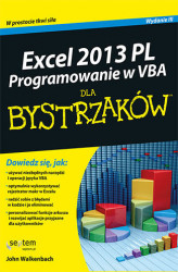 Okładka: Excel 2013 PL. Programowanie w VBA dla bystrzaków