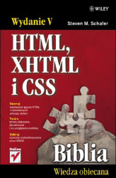 Okładka: HTML, XHTML i CSS. Biblia. Wydanie V