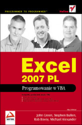 Okładka: Excel 2007 PL. Programowanie w VBA