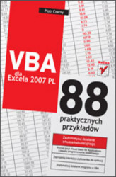 Okładka: VBA dla Excela 2007 PL. 88 praktycznych przykładów