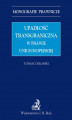 Okładka książki: Upadłość transgraniczna w prawie UE