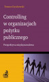 Okładka książki: Controlling w organizacjach pożytku publicznego