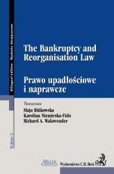 Okładka: The Bankruptcy and Reorganisation Law. Prawo upadłościowe i naprawcze