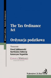 Okładka: Ordynacja podatkowa. The Tax Ordinance Act