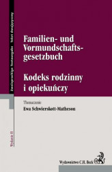 Okładka: Kodeks rodzinny i opiekuńczy/Familien- und Vormundschaftsgesetzbuch