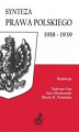 Okładka książki: Synteza prawa polskiego 1918-1939