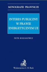 Okładka: Interes publiczny w prawie energetycznym UE
