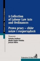 Okładka: Prawo pracy - zbiór ustaw i rozporządzeń A Collection of Labour Law Acts and Ordinances
