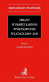 Okładka książki: Zmiany w prawie karnym wykonawczym w latach 2009-2014