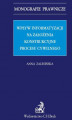 Okładka książki: Wpływ informatyzacji na założenia konstrukcyjne procesu cywilnego