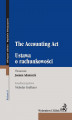 Okładka książki: Ustawa o rachunkowości. The Accounting Act