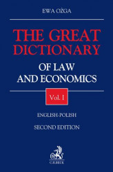 Okładka: The Great Dictionary of Law and Economics. Vol. I. English - Polish