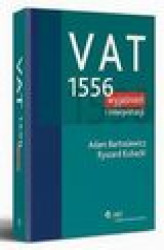 Okładka: VAT. 1556 wyjaśnień i interpretacji