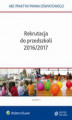 Okładka książki: Rekrutacja do przedszkoli 2016/2017