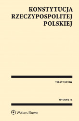 Okładka: Konstytucja Rzeczypospolitej Polskiej. Przepisy