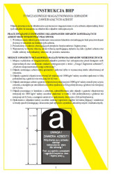 Okładka: Instrukcja BHP tymczasowego magazynowania odpadów zawierających azbest