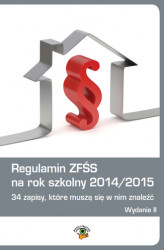 Okładka: Regulamin ZFŚS na rok szkolny 2014/2015
