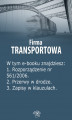 Okładka książki: Firma transportowa, wydanie maj 2014 r.