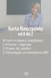 Okładka: Karta Nauczyciela od A do Z, wydanie czerwiec 2014 r.