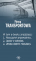Okładka książki: Firma transportowa, wydanie lipiec 2014 r.