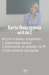Okładka: Karta Nauczyciela od A do Z, wydanie sierpień 2014 r.