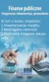 Okładka książki: Finanse publiczne. Księgowania, dokumentacja, sprawozdania, wydanie wrzesień 2014 r.