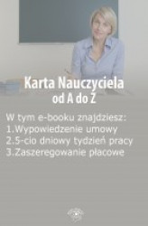 Okładka: Karta Nauczyciela od A do Z, wydanie wrzesień 2014 r.