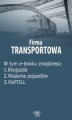 Okładka książki: Firma transportowa, wydanie październik 2014 r.