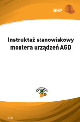 Okładka: Instruktaż stanowiskowy montera urządzeń AGD
