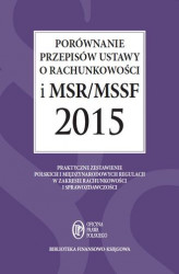 Okładka: Porównanie przepisów ustawy o rachunkowości i MSR/MSSF 2015