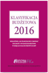 Okładka: Klasyfikacja budżetowa 2016
