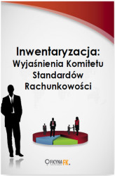 Okładka: Inwentaryzacja: Wyjaśnienia Komitetu Standardów Rachunkowości