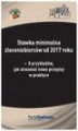 Okładka książki: Stawka minimalna zleceniobiorców od 2017 roku – 8 przykładów, jak stosować nowe przepisy w praktyce