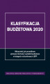 Okładka książki: Klasyfikacja budżetowa 2020