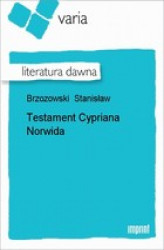 Okładka: Testament Cypriana Norwida