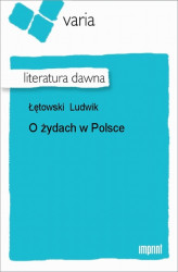 Okładka: O żydach w Polsce