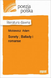 Okładka: Sonety; Ballady i romanse