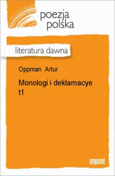 Okładka: Monologi i deklamacye, t. 1