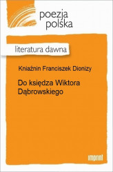 Okładka: Do księdza Wiktora Dąbrowskiego