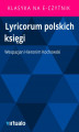 Okładka książki: Lyricorum polskich ksiegi