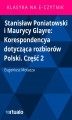 Okładka książki: Stanisław Poniatowski i Maurycy Glayre Tom 2