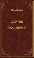 Okładka książki: List do Descartesa