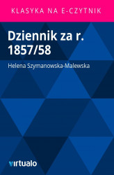 Okładka: Dziennik 1857-58