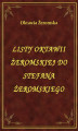 Okładka książki: Listy Oktawii Żeromskiej do Stefana Żeromskiego