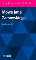 Okładka książki: Mowa Jana Zamoyskiego