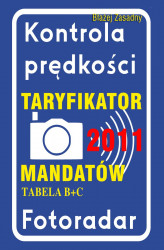 Okładka: Taryfikator mandatów tabela B+C. 2011.