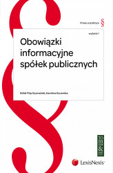 Okładka: Obowiązki informacyjne spółek publicznych